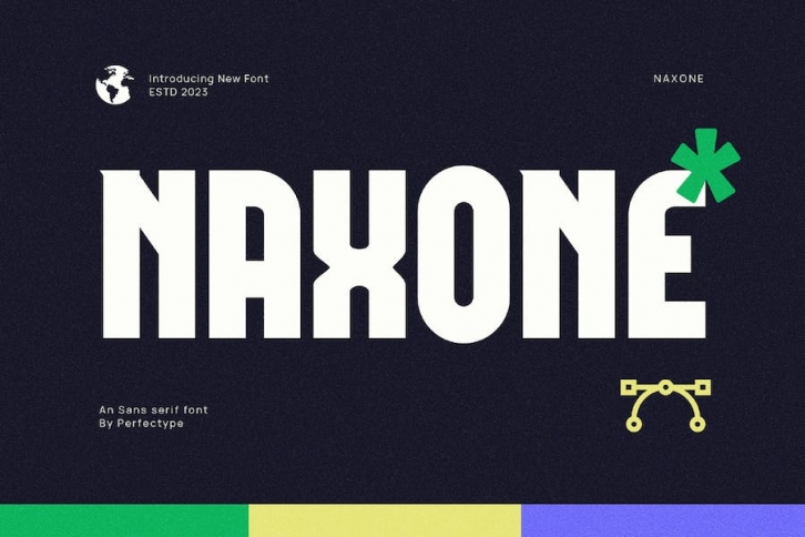Naxone Modern Futuristic Sans Serif Font Font Download