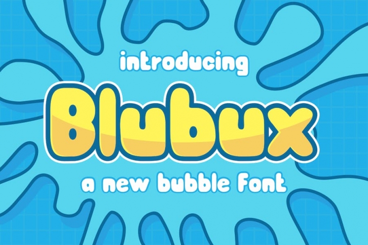 Blubux - Bubble Font Font Download