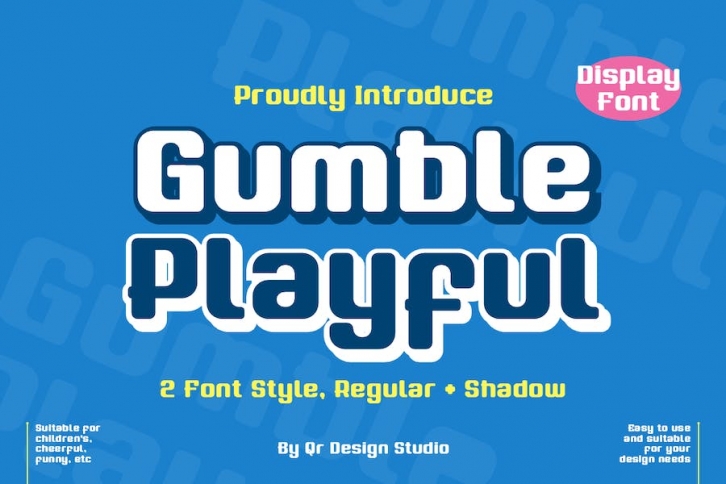 Gumble Playful Font Font Download