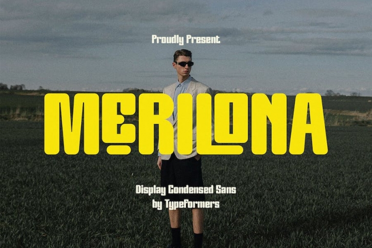 Merilona - Display Condensed Sans Serif Font Download