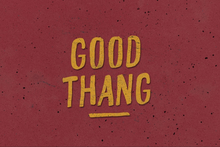 Good Thang Font Download