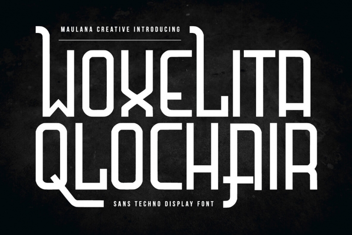 Woxelita Qlochair Font Download