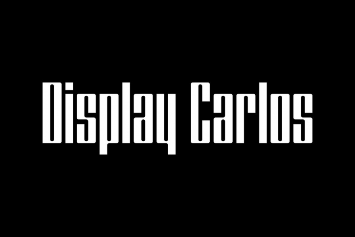 Display Carlos Font Download