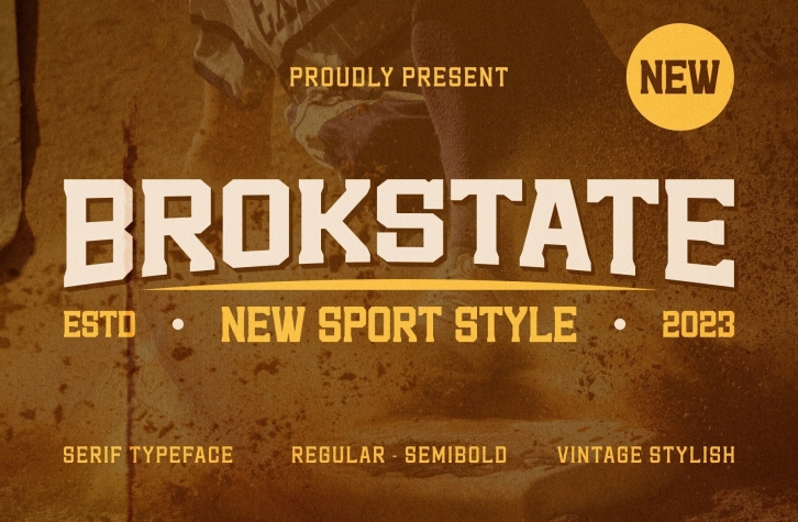 Brokstate Font Download