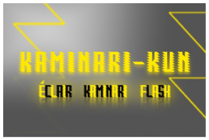 Kaminari-Kun Font Download