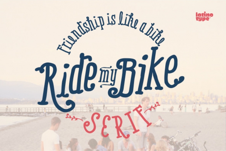 Ride My Bike Serif Font Download