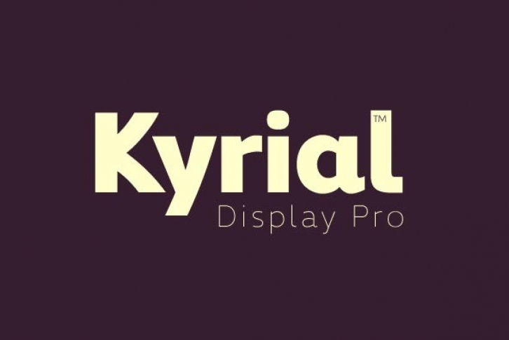 Kyrial Display Pro Font Download