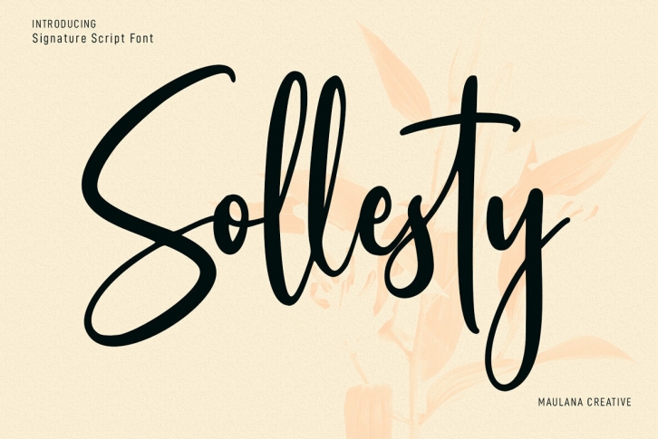 Sollesty Font Download