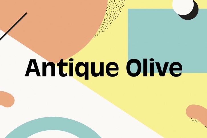 Antique Olive Font Download