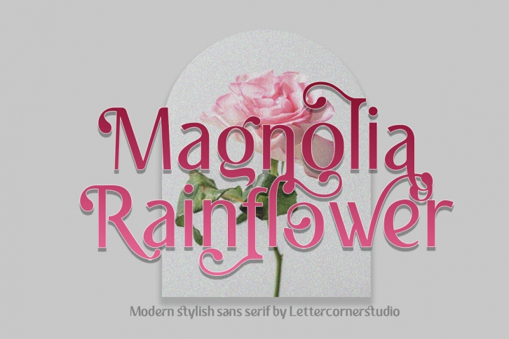 Magnolia Rainflower Font Download