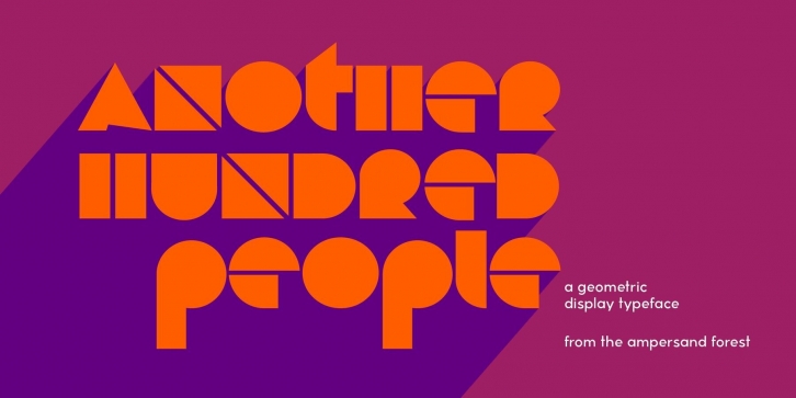 Another Hundred People Font Download