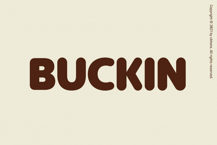 BUCKIN Font Download