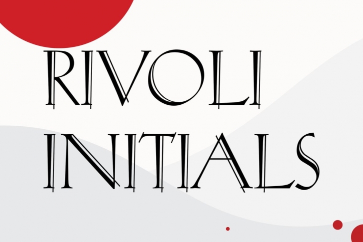 Rivoli Initials Font Download