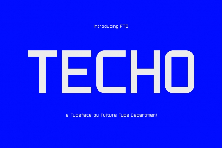 TECHO Font Download