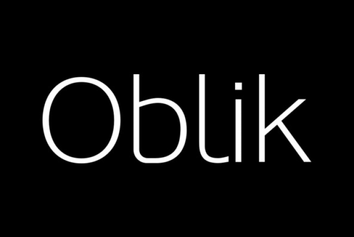 Oblik Font Download