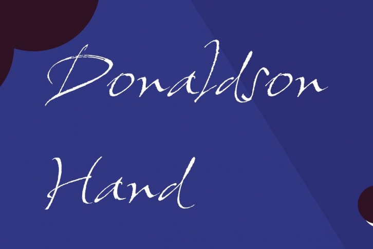 Donaldson Hand Font Download