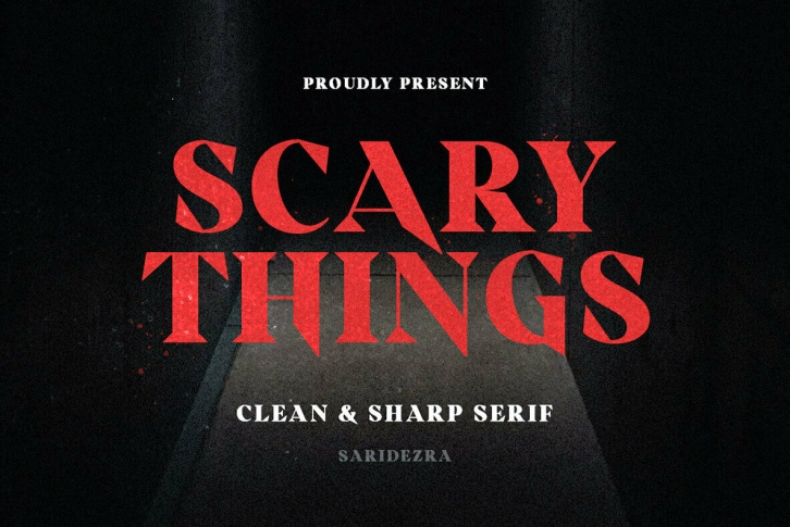 Scary Things Font Download