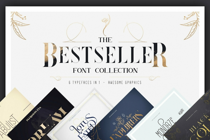 Fedotov Best Sellers Collection 6 in 1 Font Download