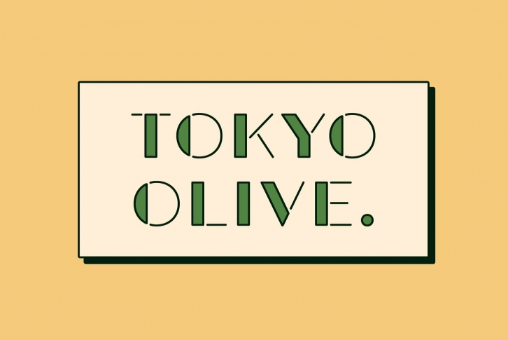 Tokyo Olive Font Download