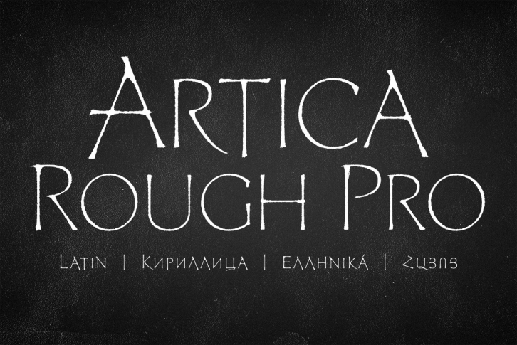 Artica Rough Pro Font Download