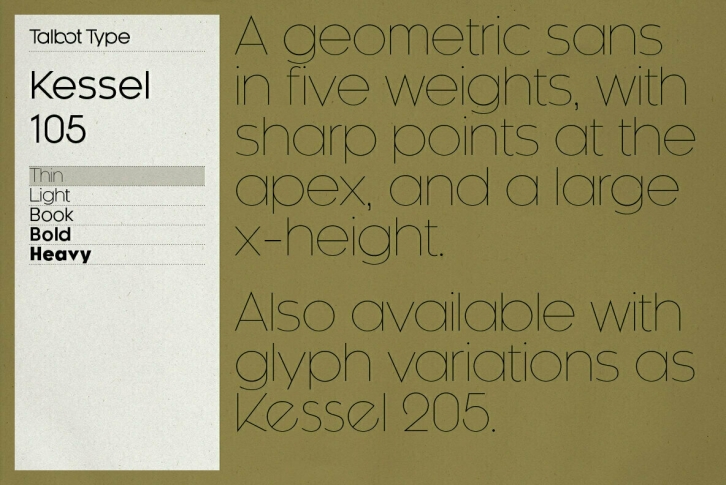 Kessel 105 Font Download