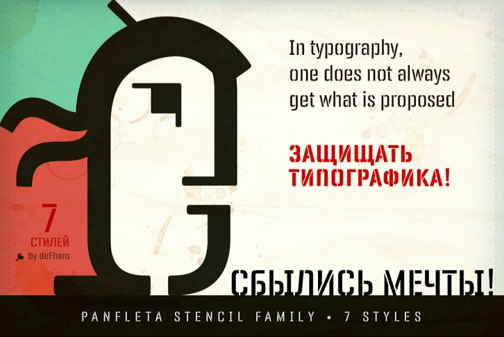 Panfleta Stencil Font Download