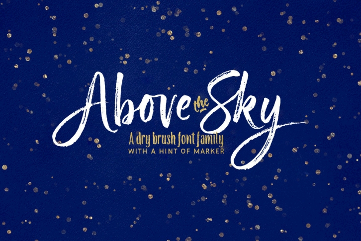 Above The Sky Font Download