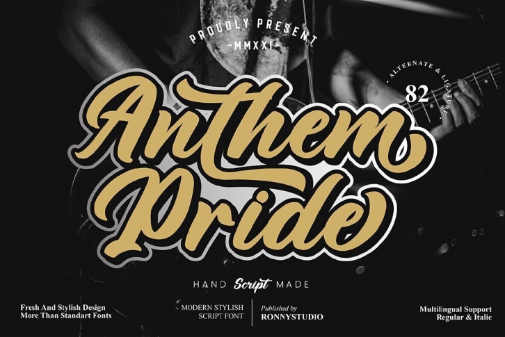Anthem Pride Font Download