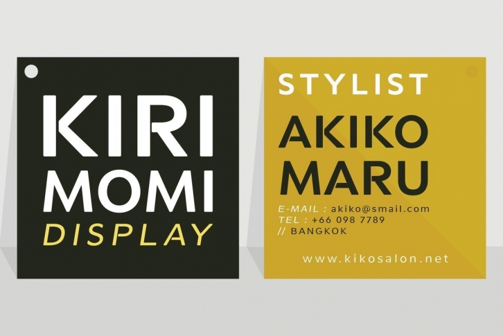 Kirimomi Display Font Download