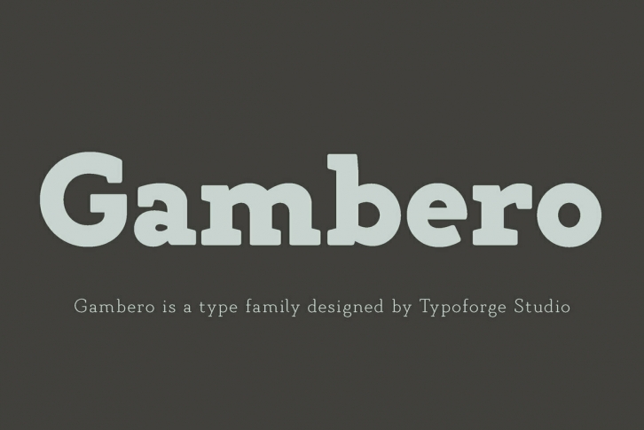 Gambero Font Download