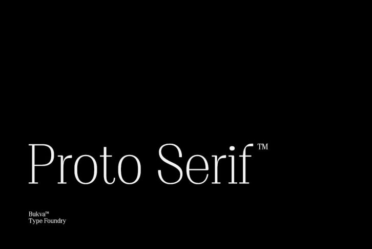 Proto Serif Font Download