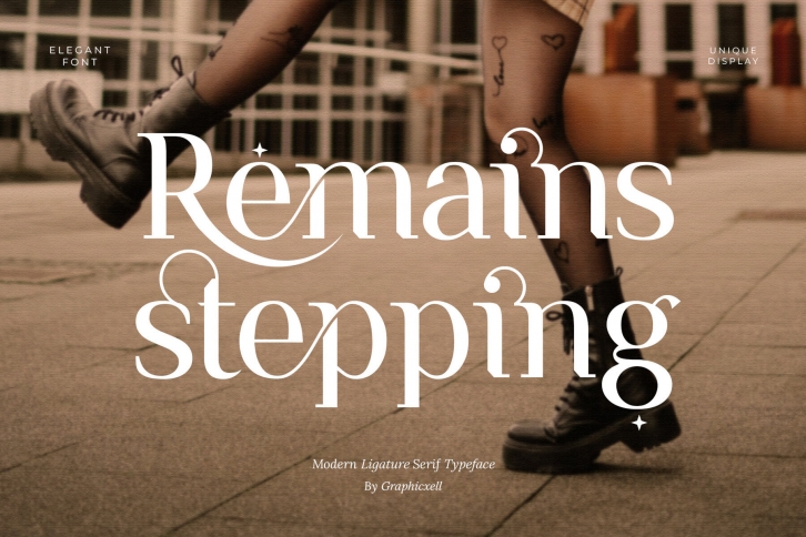 Remains Stepping Font Download