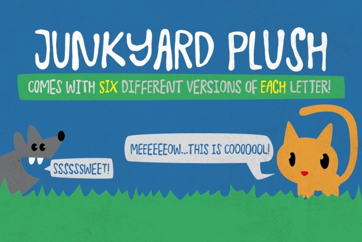 Junkyard Plush Font Download