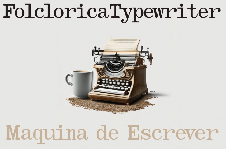Folclorica Typewriter Font Download