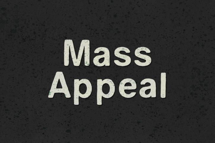 Mass Appeal Font Download