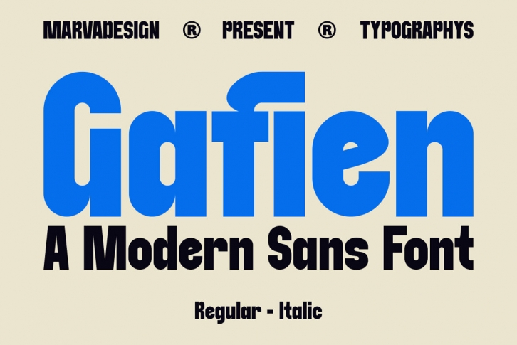 Gafien Font Download