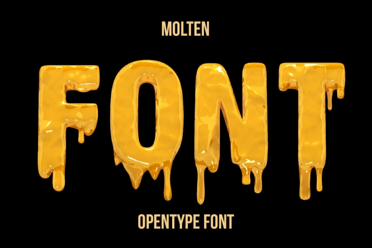 Molten SVG Font Download