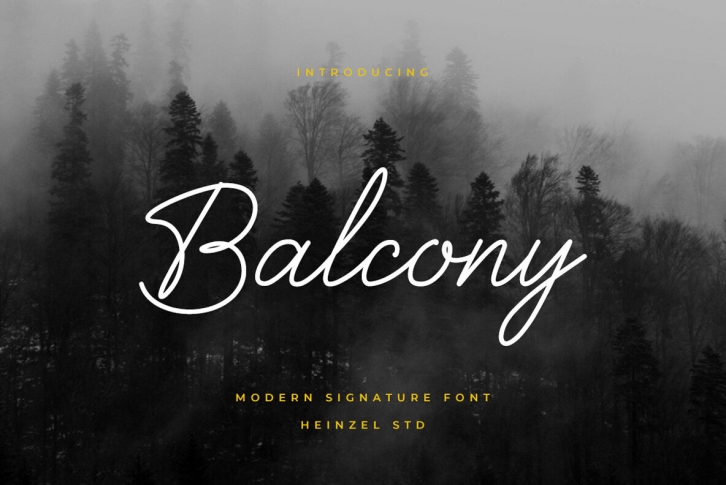 Balcony Font Download