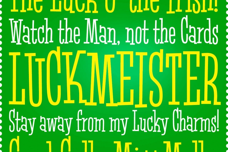 Luckmeister PB Font Download