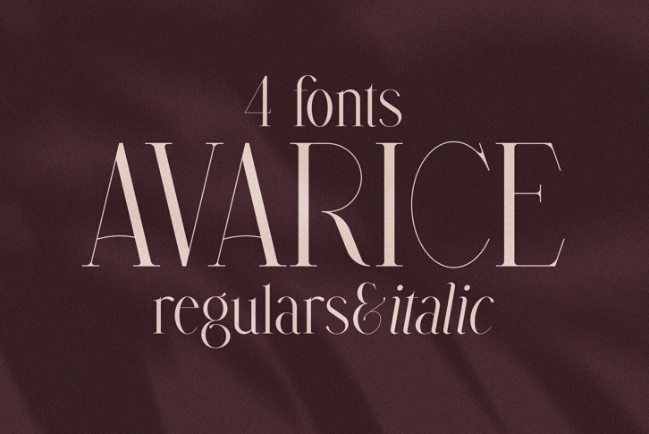 Avarice Font Download