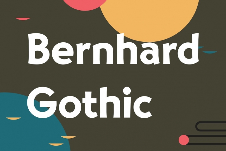 Bernhard Gothic Font Download