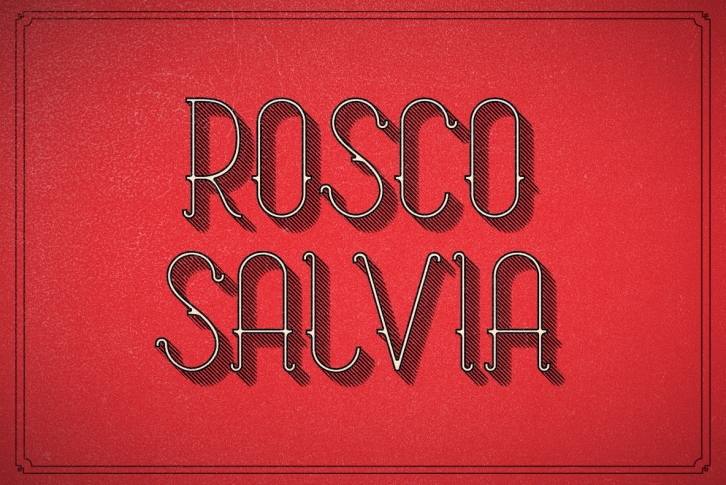 Rosco Salvia Font Download