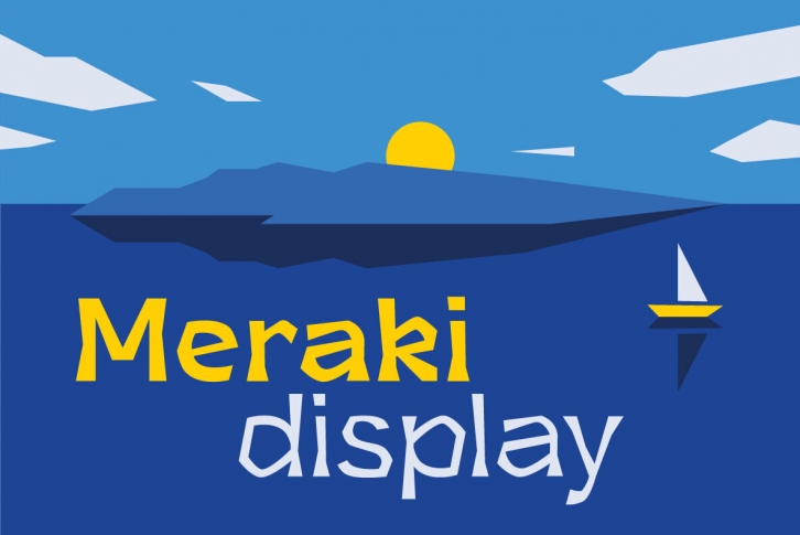 Meraki Display Font Download