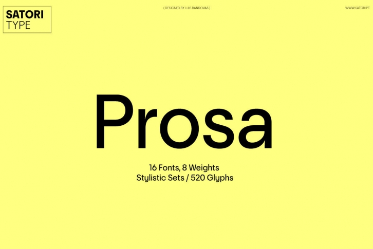 Prosa Font Download