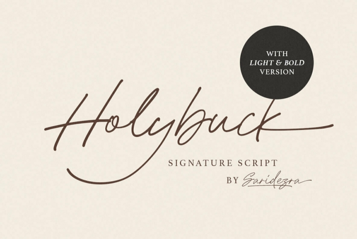 Holybuck Font Download