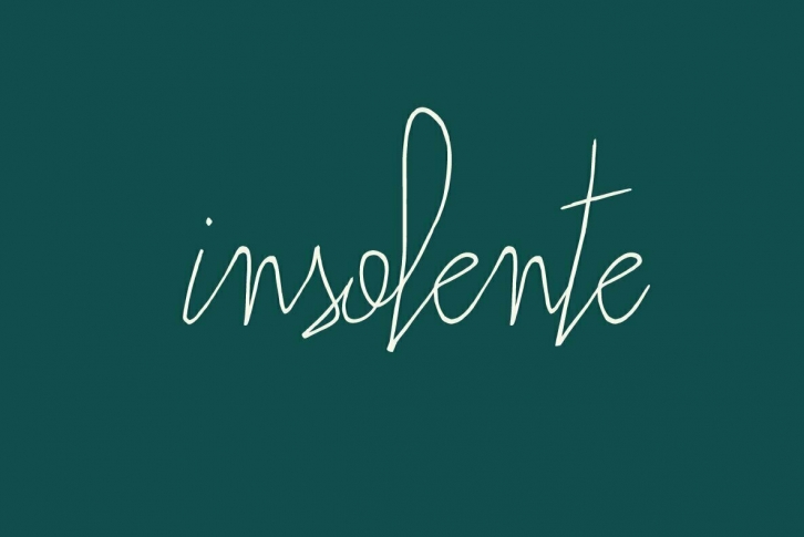 Insolente Font Download