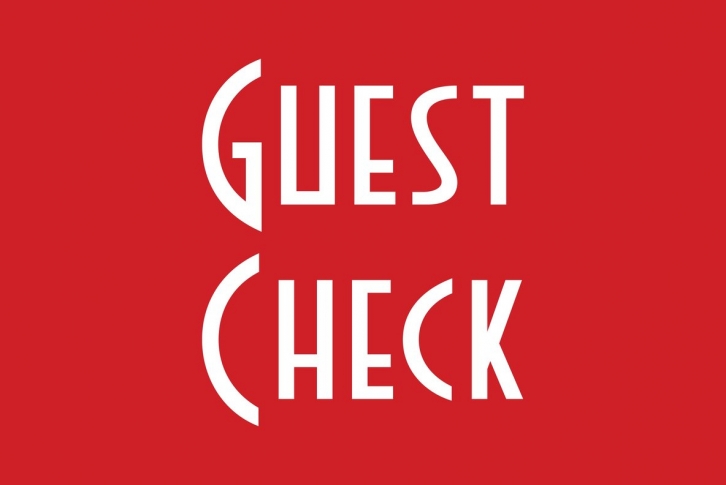 Guest Check Font Download