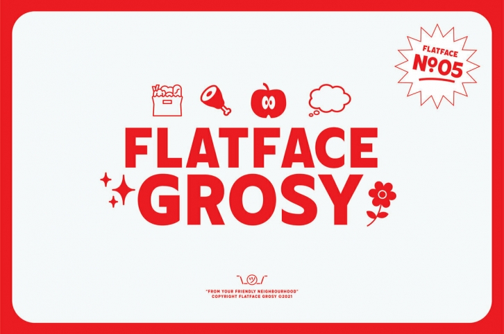 Flatface Grosy Font Download