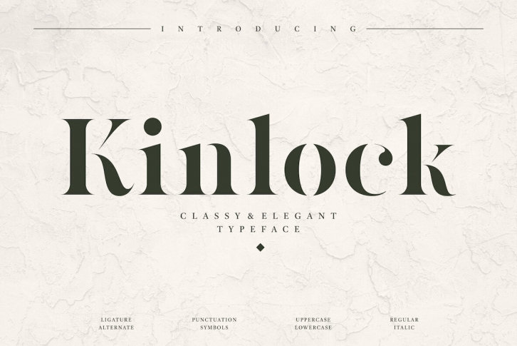 Kinlock Font Download