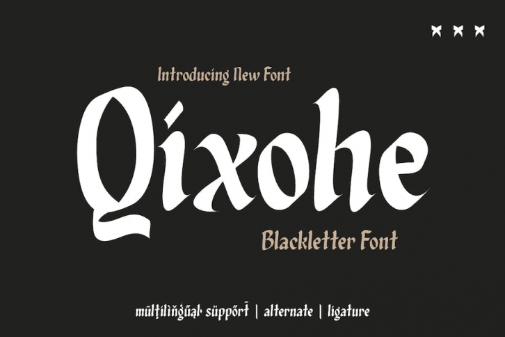 Qixohe - Blackletter Font Font Download